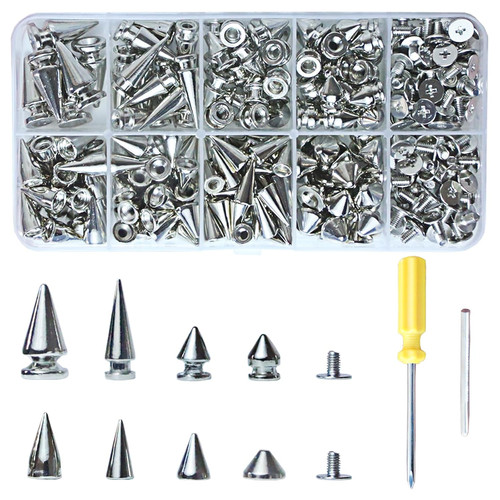 354 pezzi kit punte borchie - 354,