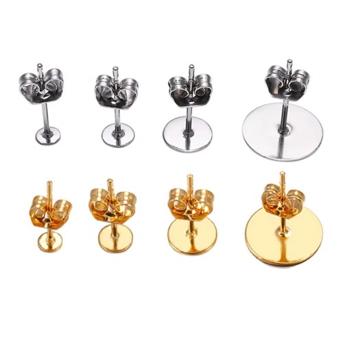 100pz orecchini acciaio - 20/100pz,
