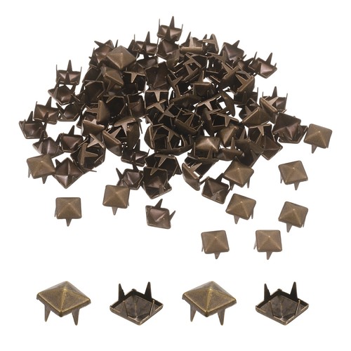 100 pezzi borchie piramide - pezzi,