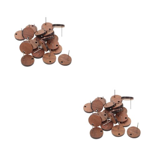 40pz orecchini legno - orecchini, in