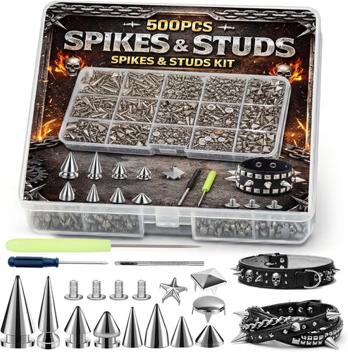 500 set punk punke borchie - punke, e