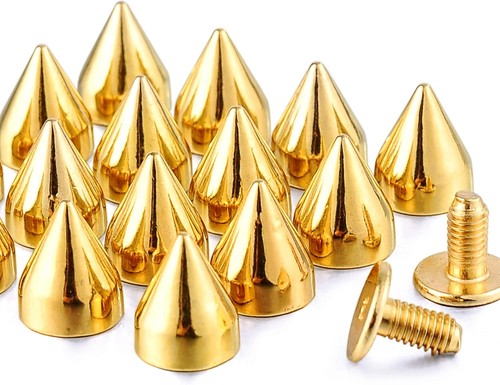 100 set punte borchie oro - borchie,