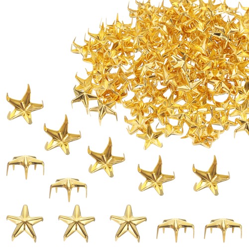 150pcs 10mm metallo stella - 150pcs,